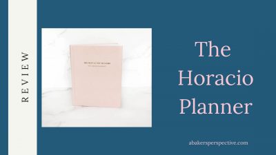 Horacio Planner Review, Giveaway, and Discount Code!