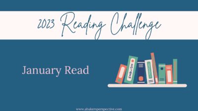 2023 Reading Challenge – January Read