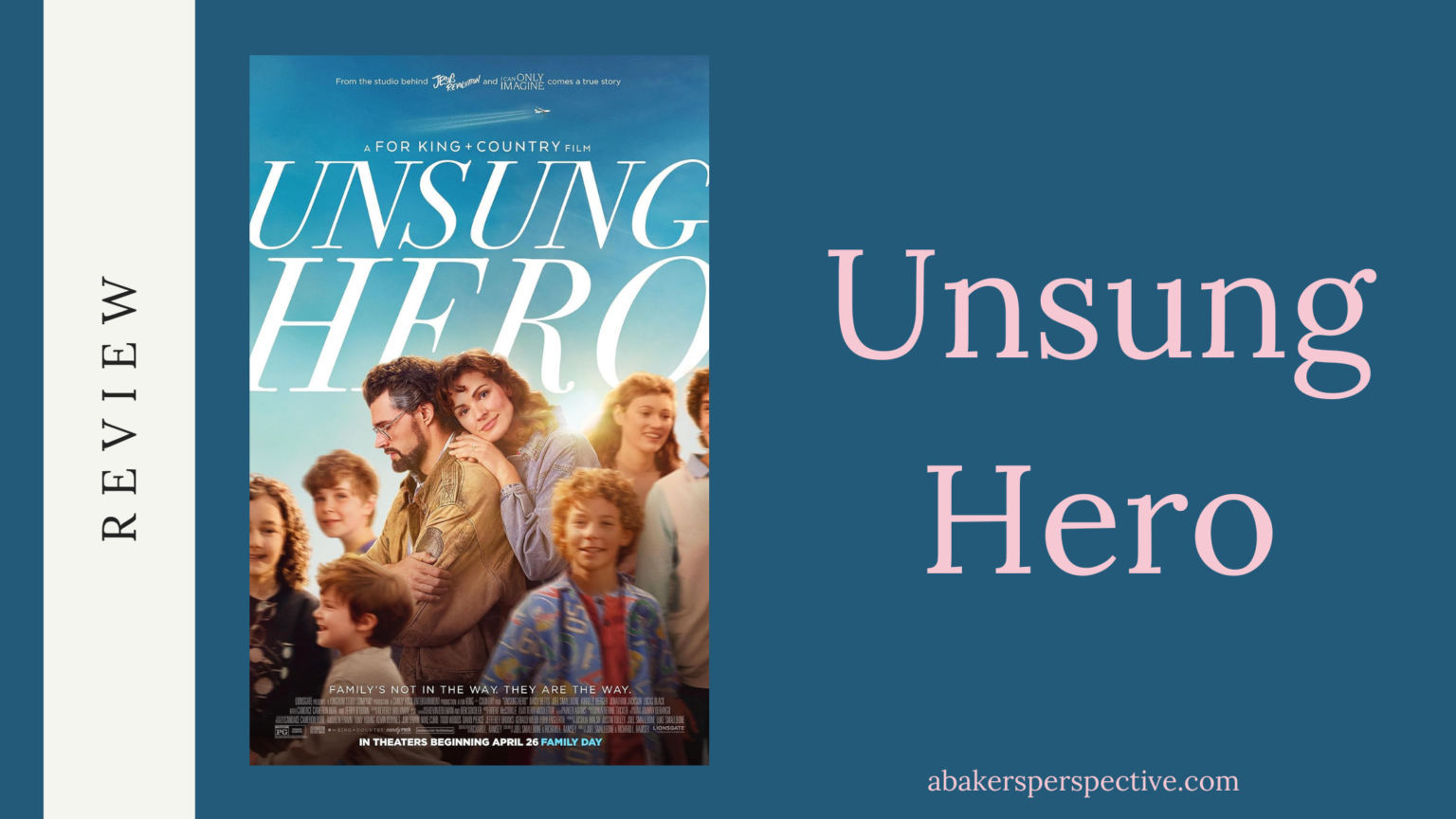 Unsung Hero Movie Review - A Baker's Perspective